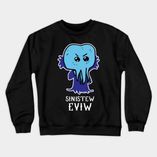 D20 Kawaii Cute Sinister Evil Mindflayer Crewneck Sweatshirt